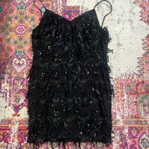 Black Mini sparkle dress